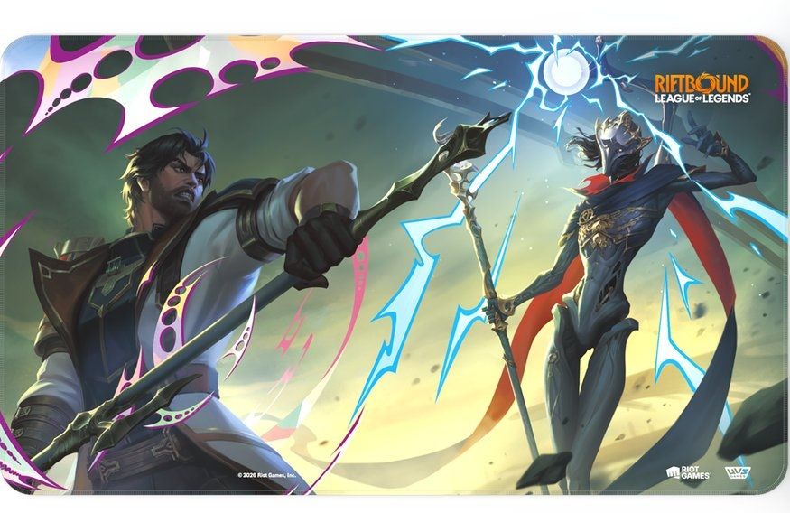 RIFTBOUND LEAGUE OF LEGENDS TCG VENDETTA PLAYMAT - JACE &amp; VIKTOR