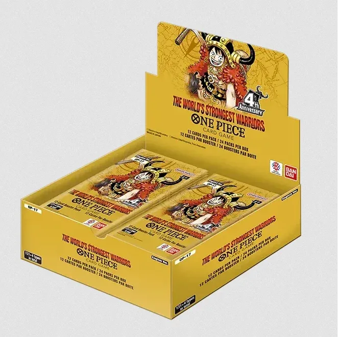 (PRE-ORDER) ONE PIECE CG OP-17 THE WORLD'S STRONGEST WARRIORS BOOSTER BOX