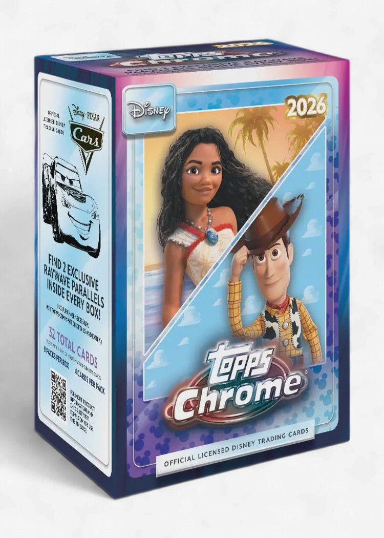2026 TOPPS DISNEY CHROME VALUE BLASTER BOX