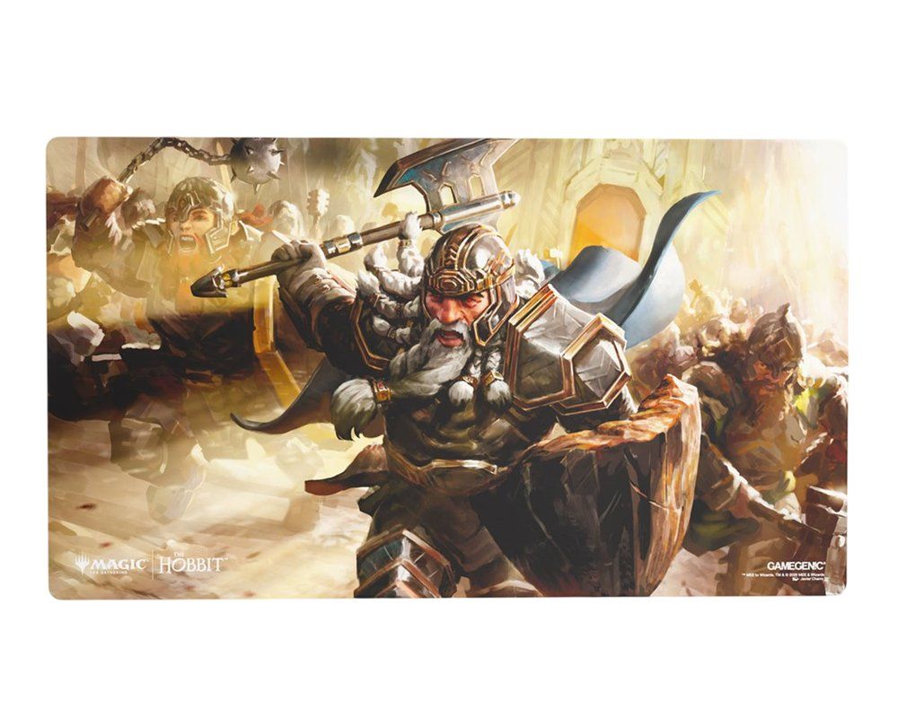 GAMEGENIC PRIME PLAYMAT - MTG THE HOBBIT - THORIN MOUNTAIN KING