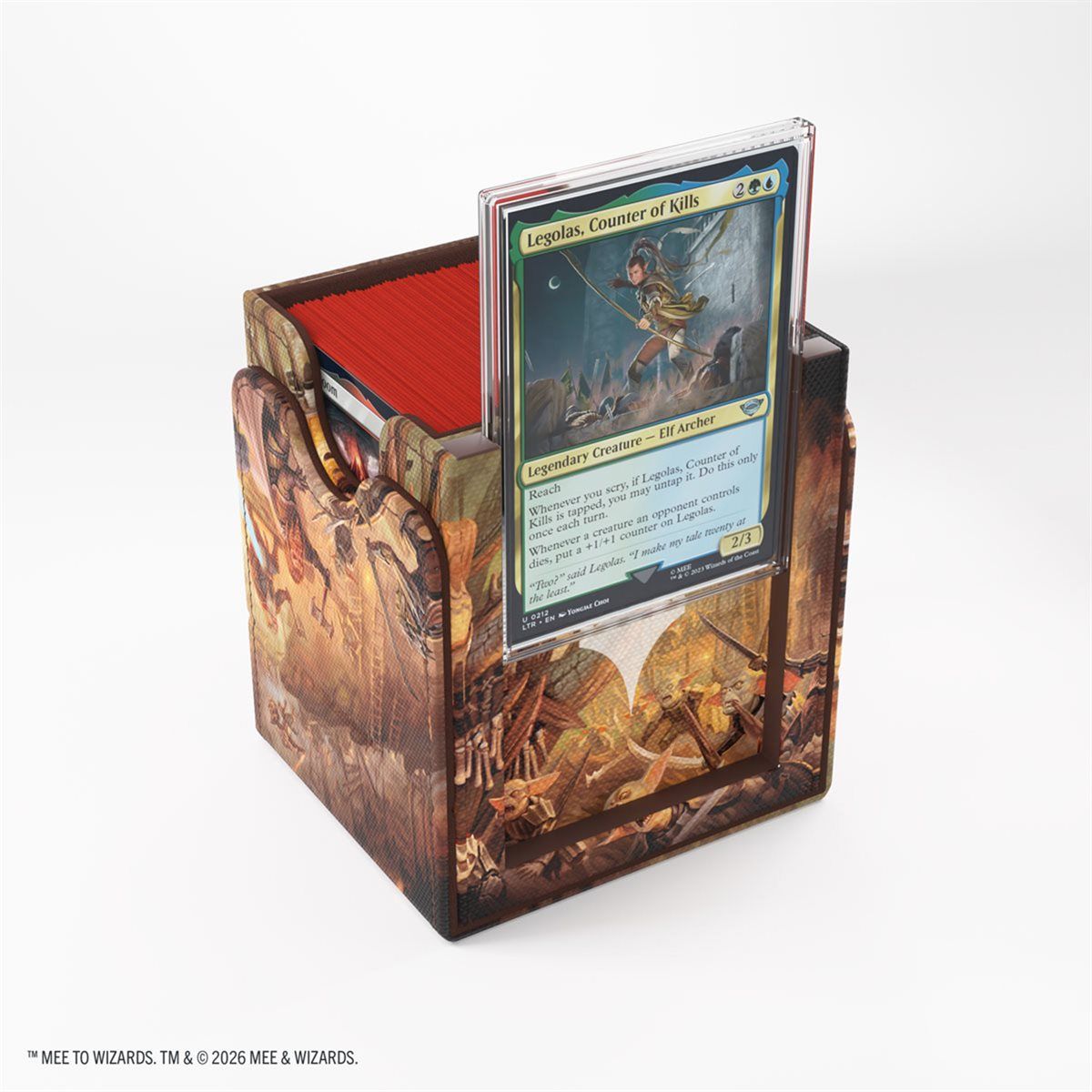 GAMEGENIC DECK BOX SQUIRE PLUS XL CONVRTIBLE DECK BOX (100+) - MTG THE HOBBIT - THE BATTLE OF GLOBLIN