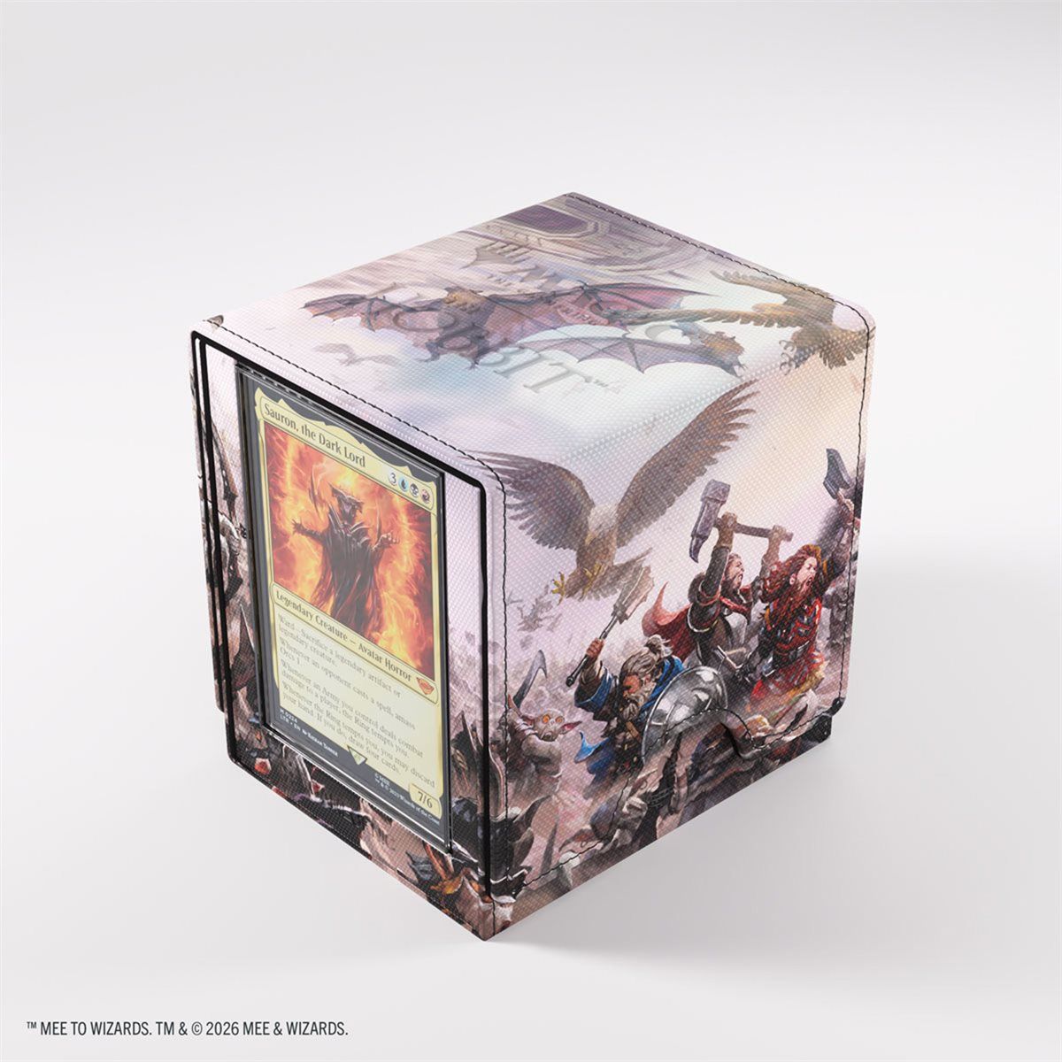 GAMEGENIC DECK BOX SIDEKICK PRO XL CONVERTIBLE DECK BOX (100+) - MTG THE HOBBIT - THE BATTLE OF FIVE ARMIES