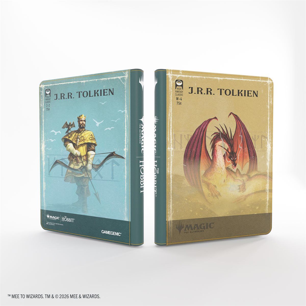GAMEGENIC 18PKT ZIP UP BINDER - MTG THE HOBBIT -  SMAUG AND THE KING OF DALE