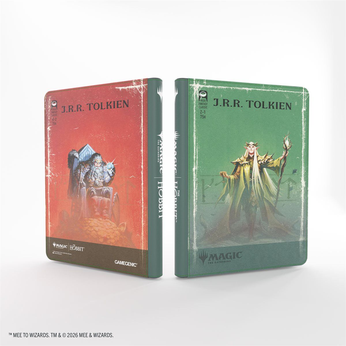 GAMEGENIC 18PKT ZIP UP BINDER - MTG THE HOBBIT -  THRANDUIL AND THORIN