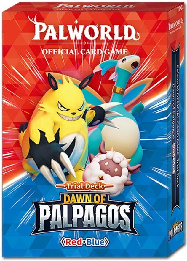 PALWORLD TD01 DAWN OF PALPAGOS RED/BLUE TRIAL DECK PALWORLD TD01 DAWN OF PALPAGOS RED/BLUE TRIAL DECK