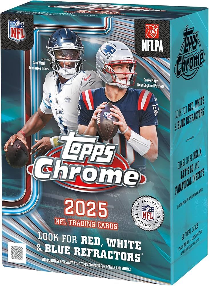2025 TOPPS CHROME FOOTBALL BLASTER VALUE BOX