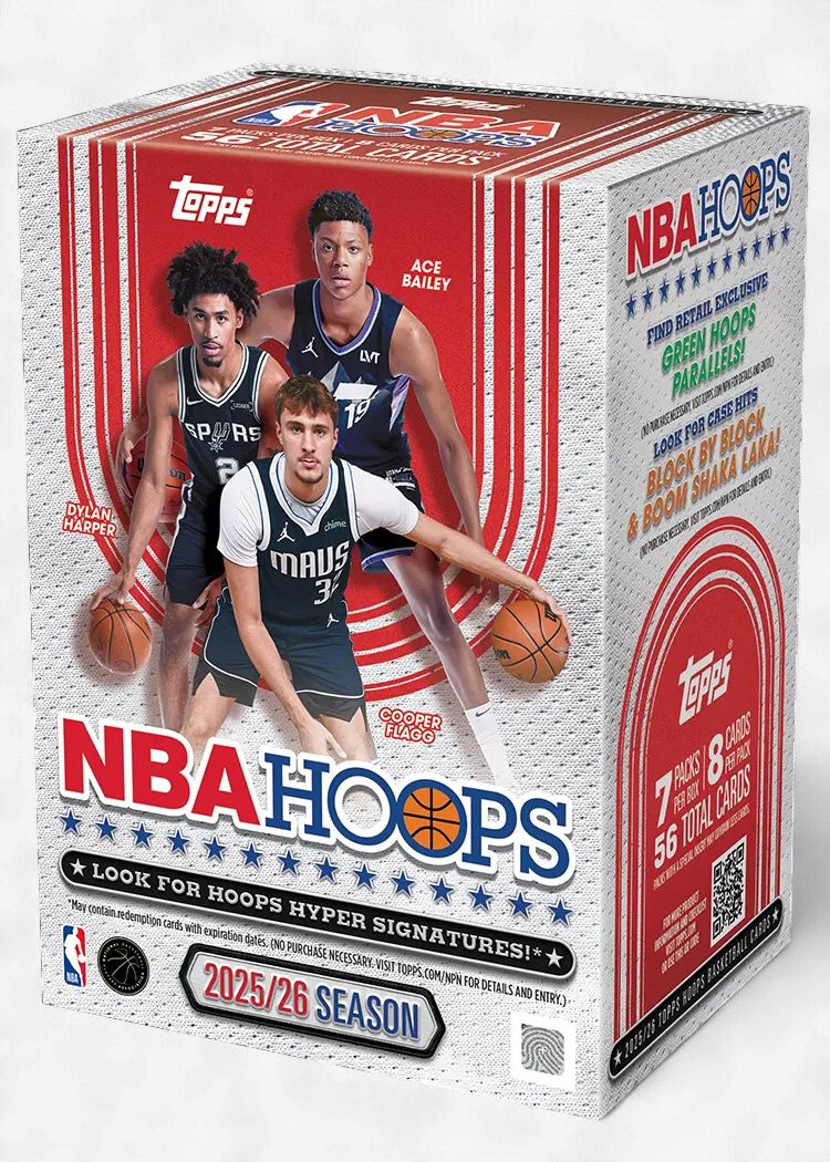 2025-26 TOPPS NBA HOOPS BASKETBALL BLASTER