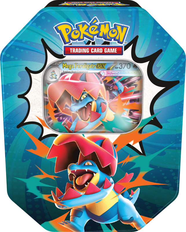 POKEMON ME2.5 ASCENDED HEROES TIN - MEGA FERALIGATR EX