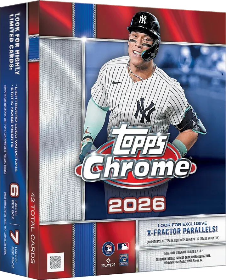 2026 TOPPS CHROME BASEBALL MEGA BOX