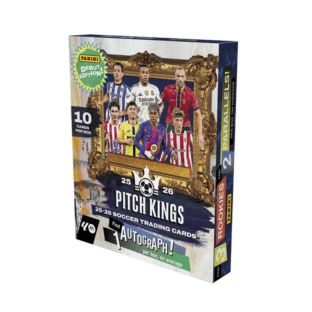 2025-26 PANINI PITCH KINGS SOCCER INTERNATIONAL HOBBY BOX