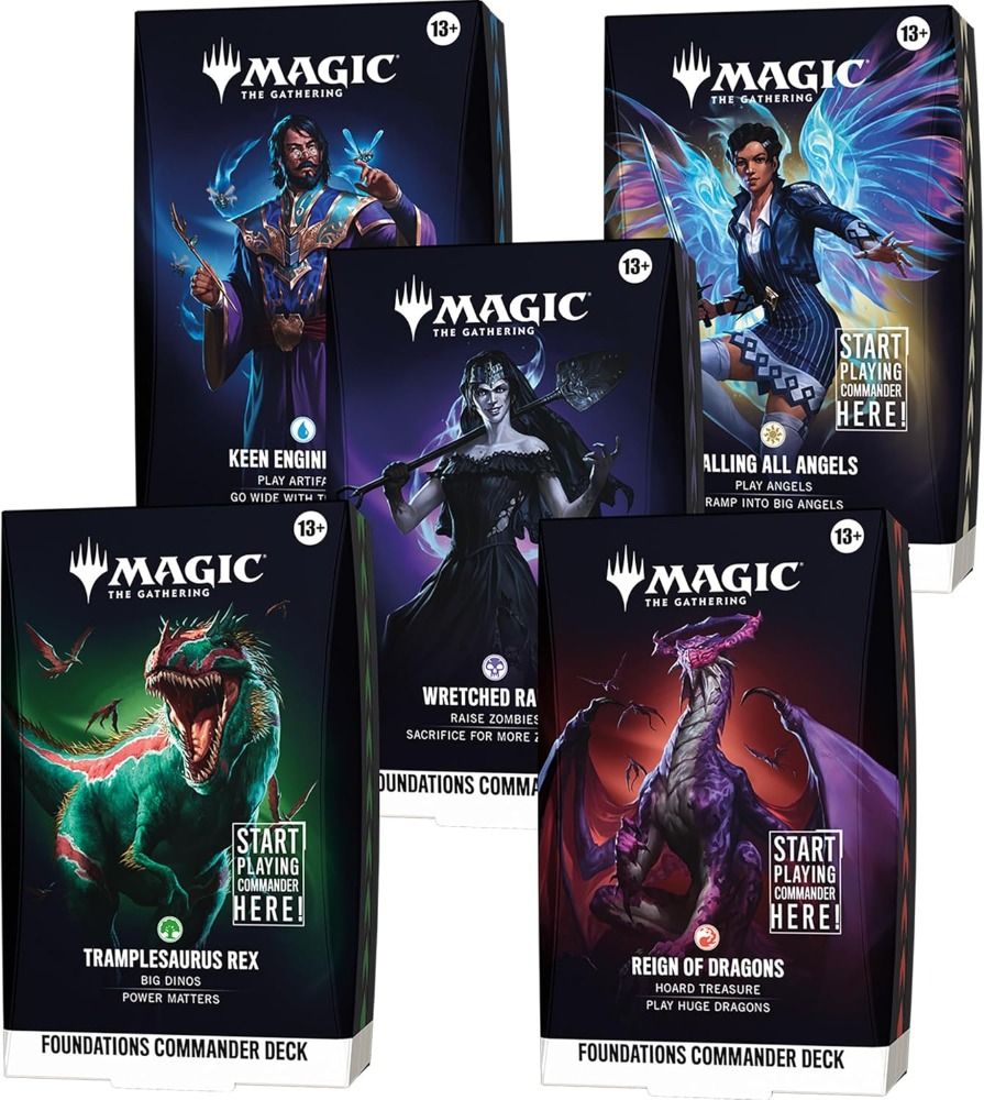 (PRE-ORDER) MTG FOUNDATIONS COMMANDER DECK - SET OF 5