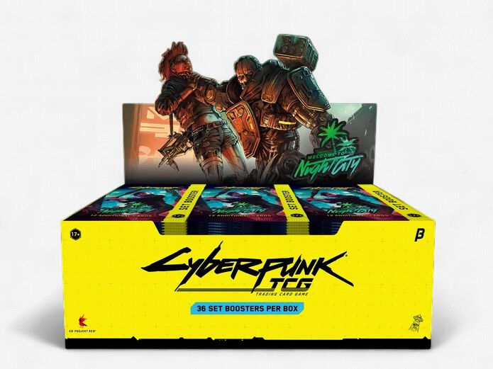 CYBERPUNK TCG: BETA BOOSTER DISPLAY