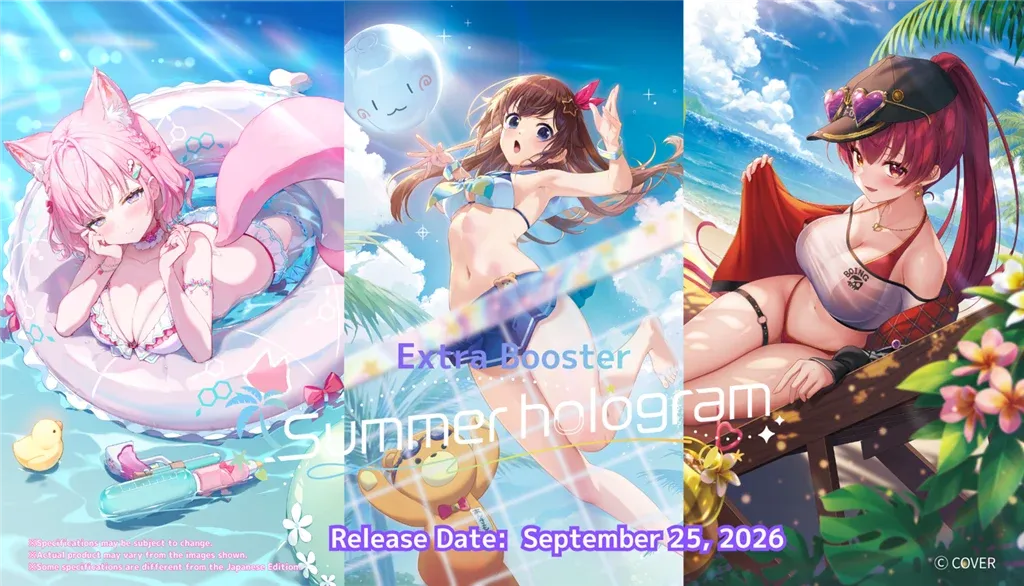 (PRE-ORDER) HOLOLIVE SUMMER HOLOGRAM EXTRA BOOSTER BOX