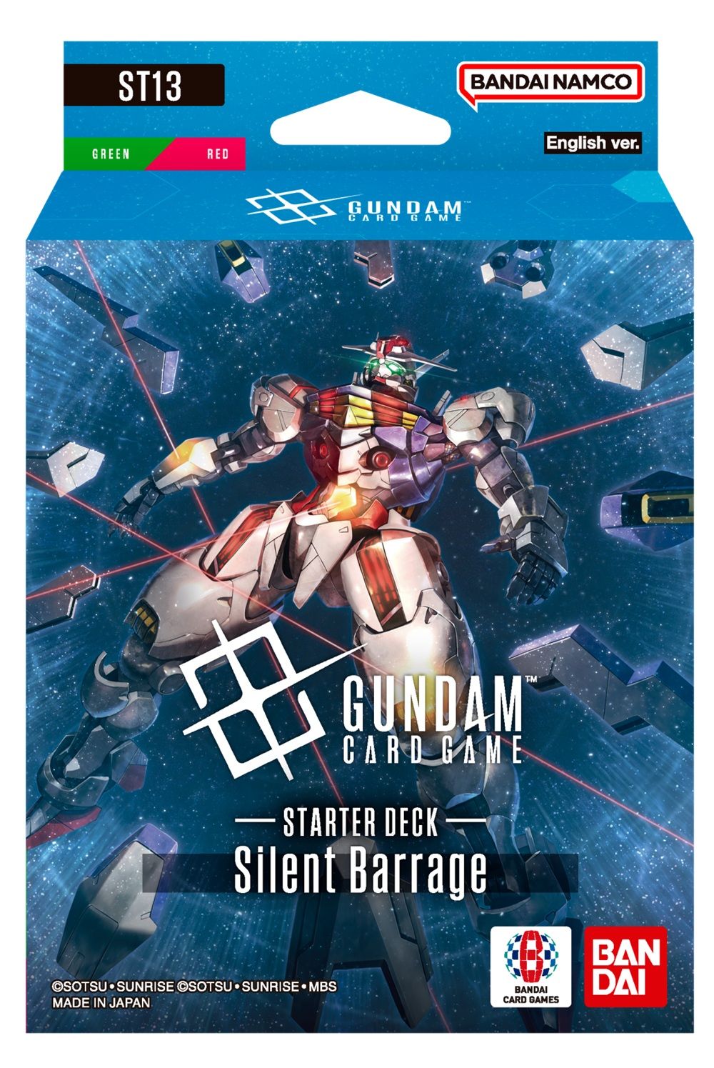 (PRE-ORDER) GUNDAM CG ST-13 SILENT BARRAGE STARTER DECK