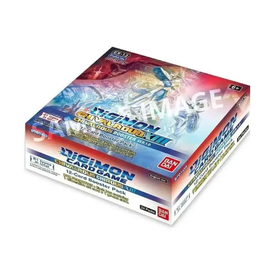 DIGIMON CG EX13 CHIVALROUS XIII EXTRA BOOSTER BOX