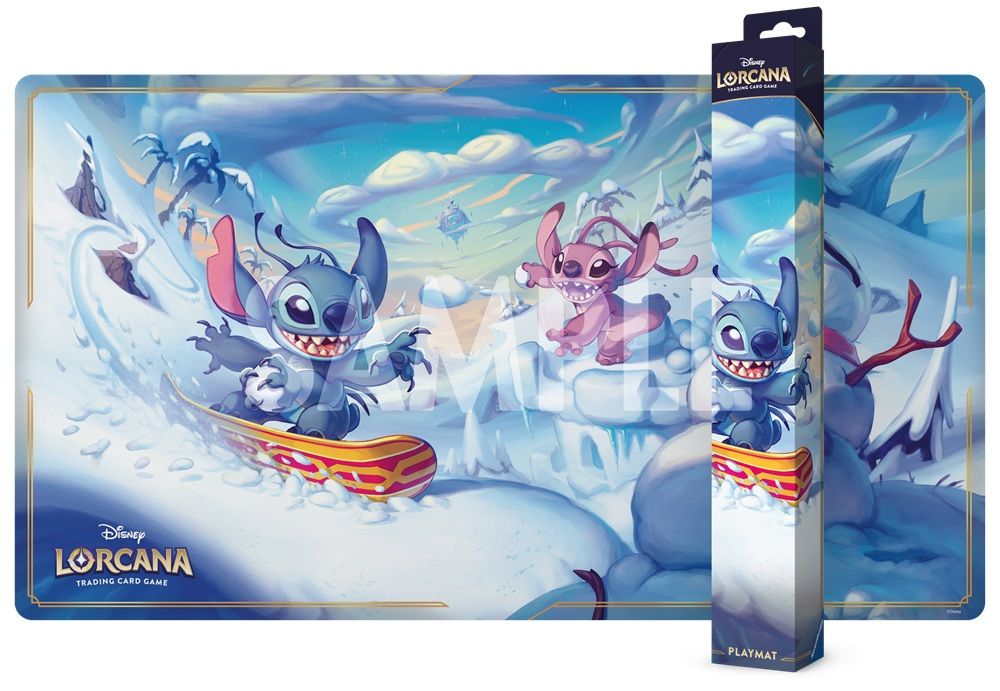 (PRE-ORDER) DISNEY LORCANA SET 14 PLAYMAT SNOWBOARDING STITCH