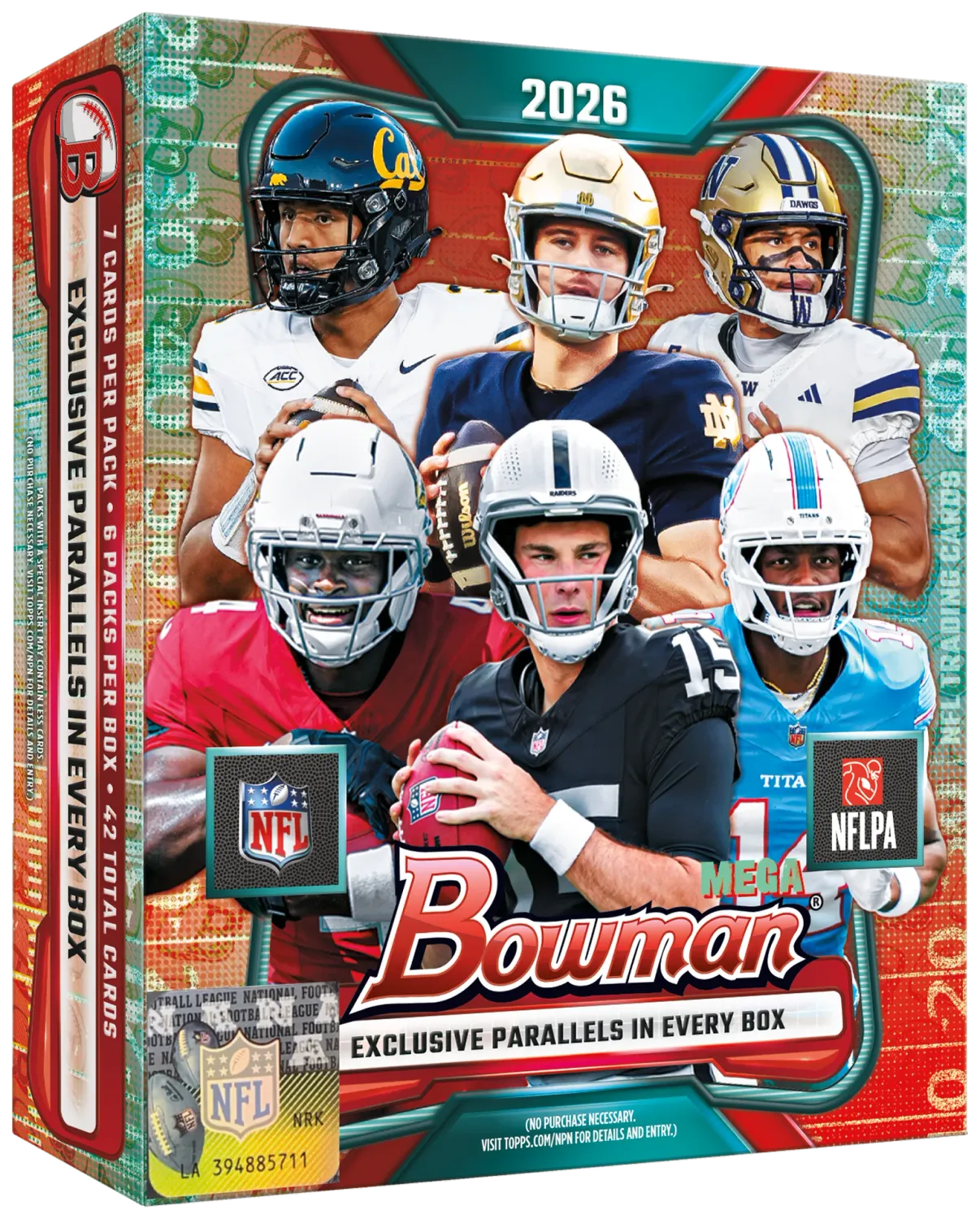 2026 TOPPS FOOTBALL BOWMAN MEGA BOX