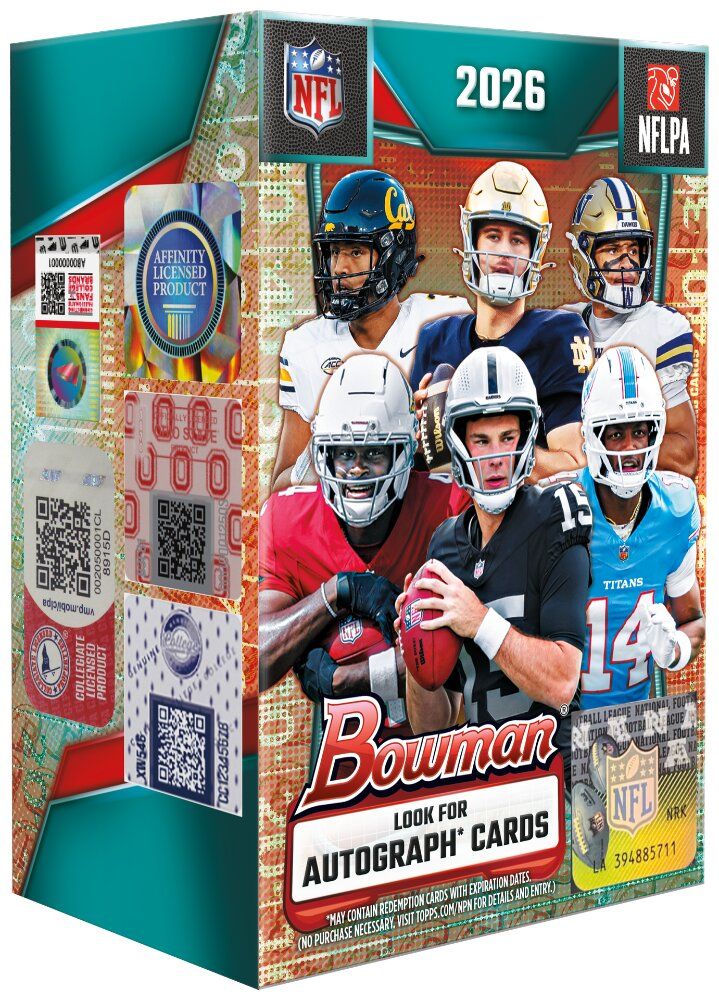 2026 TOPPS FOOTBALL BOWMAN VALUE BOX