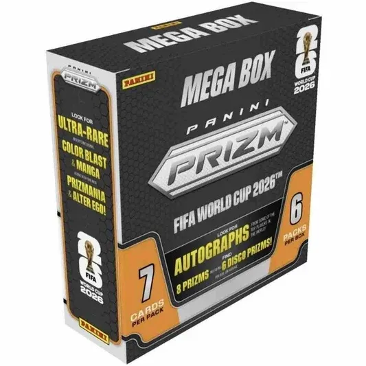 2026 PANINI PRIZM FIFA WORLD CUP SOCCER MEGA BOX
