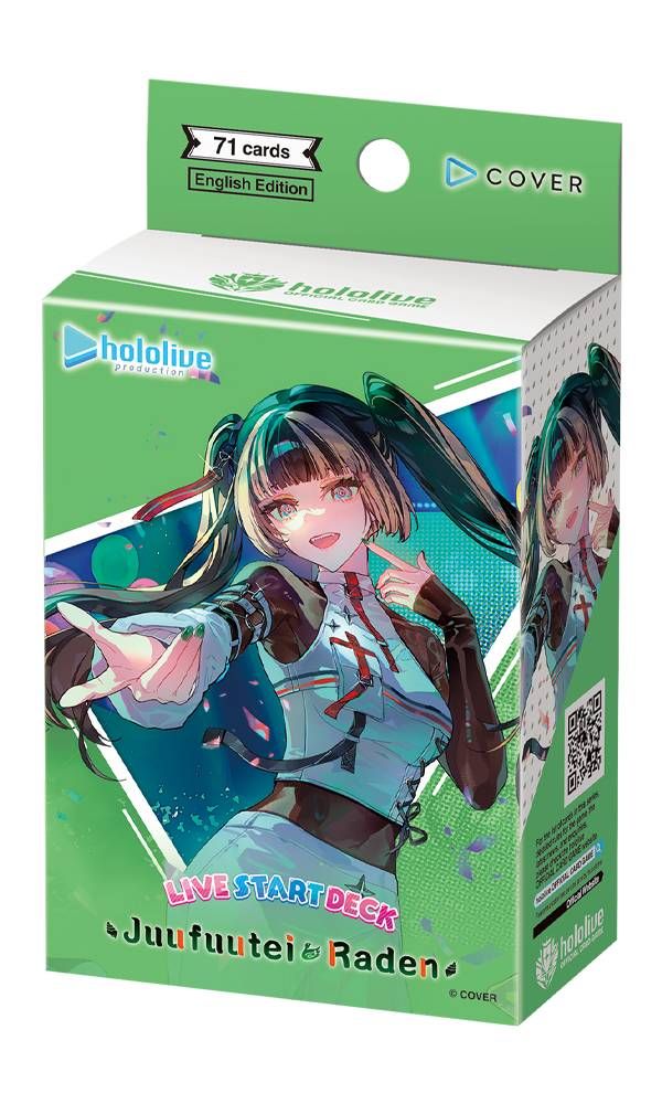 HOLOLIVE LIVE START DECK JUUFUUTEI RADEN