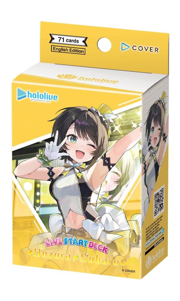 HOLOLIVE LIVE START DECK OOZORA SUBARU