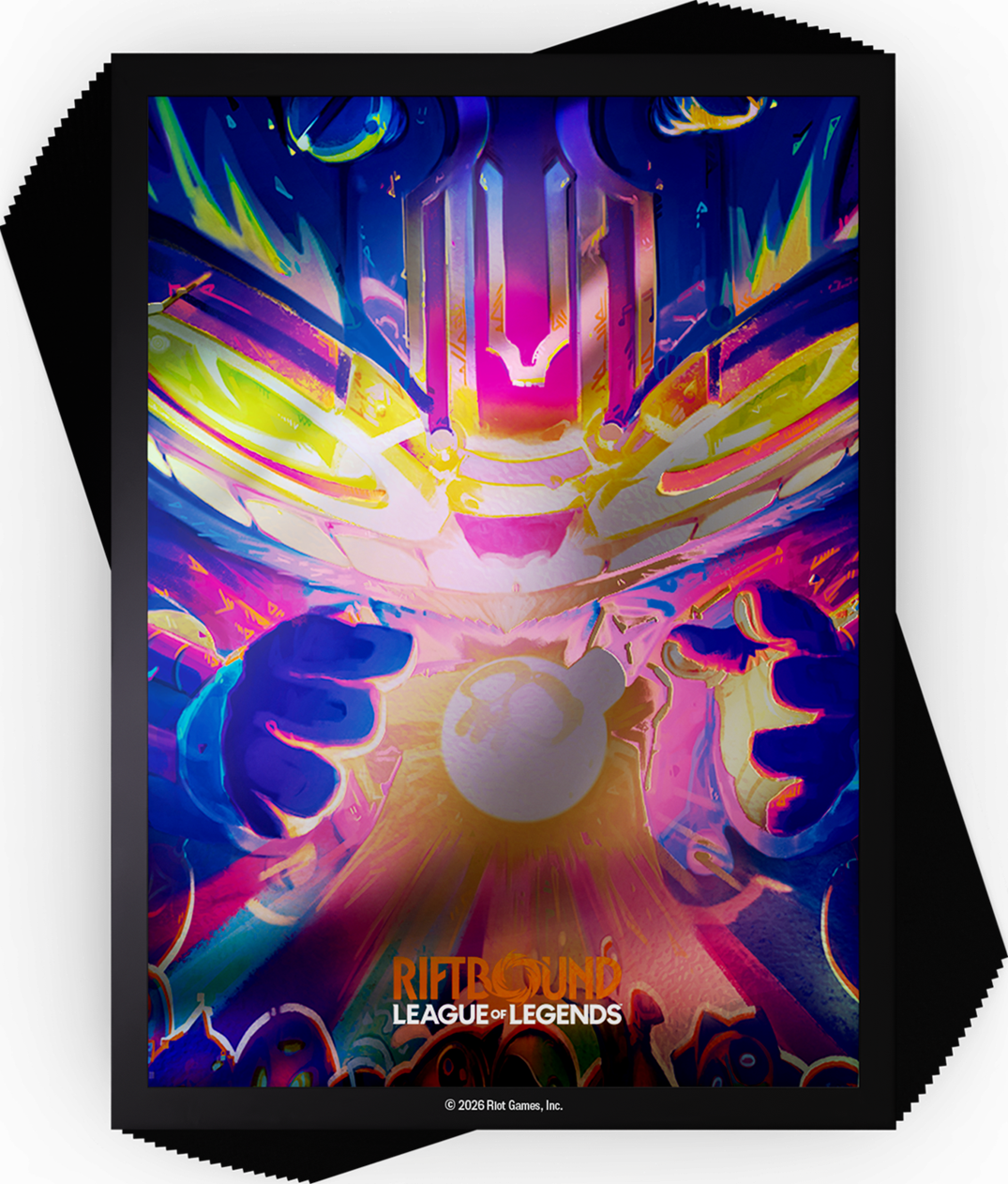 RIFTBOUND LEAGUE OF LEGENDS TCG RADIANCE ART SLEEVES 100CT - ZIGGS