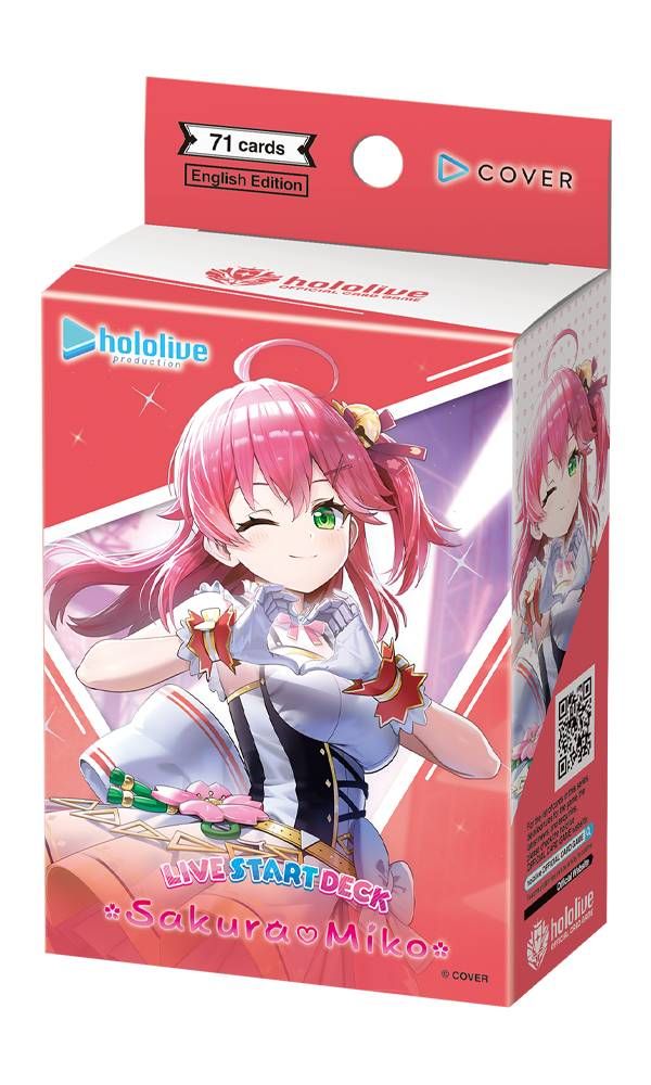 HOLOLIVE LIVE START DECK SAKURA MIKO
