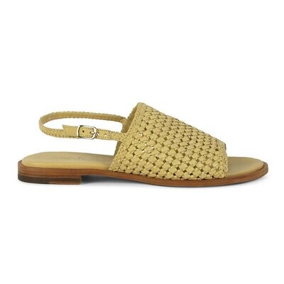 Allan K Antwerp hope reversed flowerweave sandal zand