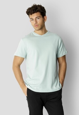 Clean Cut Copenhagen madrid v-neck tee mint Clean Cut Copenhagen madrid v-neck tee mint