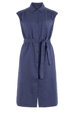 Emotions sleeveless polo dress navy blauw Emotions sleeveless polo dress navy blauw