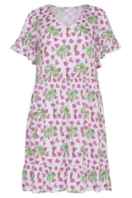 Smashed Lemon v-neck dress multicolour Smashed Lemon v-neck dress multicolour