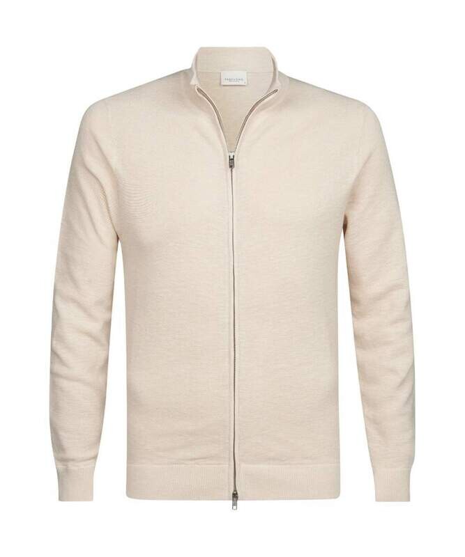 Profuomo cardigan full zip off white