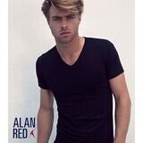 Alan Red 2-pack t-shirt zwart