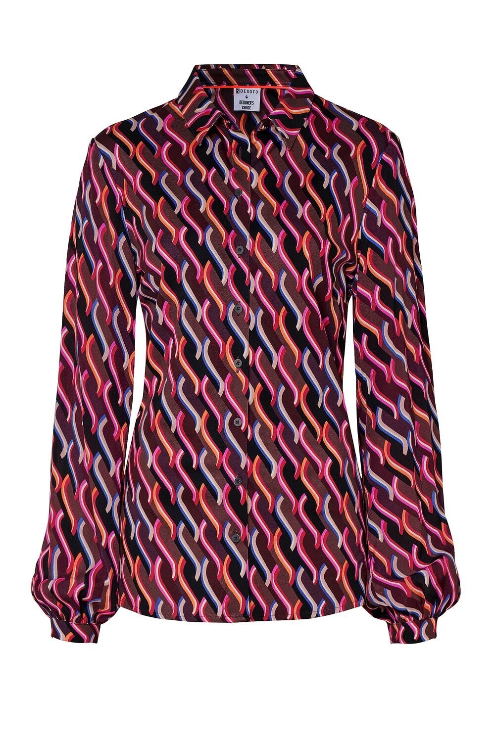 Desoto pia printed blouse multicolour - Dames - Webshop PuntKomma