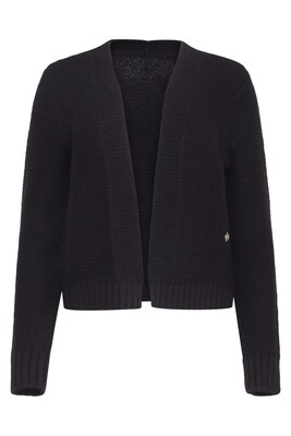 Smashed Lemon short cardigan zwart