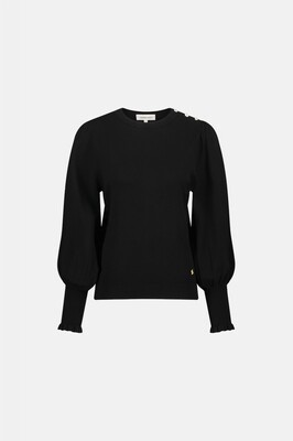 Fabienne Chapot molly balloon pullover zwart