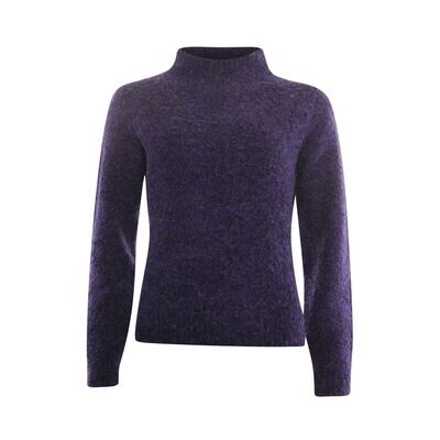 Poools boucle  pullover blauw