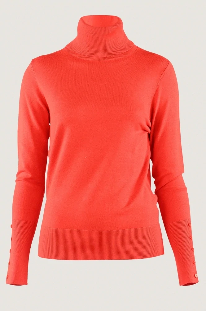 Emotions pullover rollneck rood