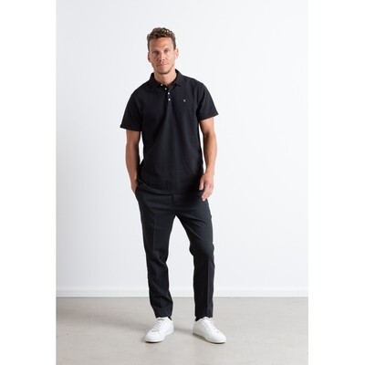 Clean Cut Copenhagen silkeborg stretch polo zwart