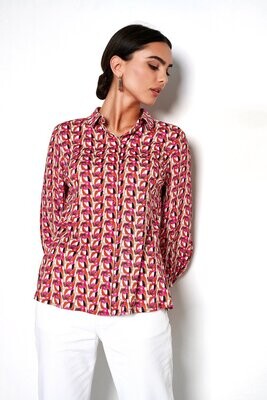 Desoto pia printed blouse multicolour