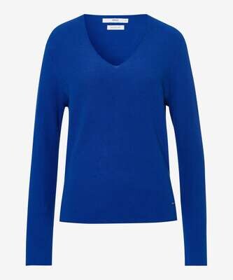 Brax lesley knitted sweater blauw