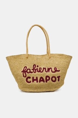 Fabienne Chapot sammy straw bag multicolour