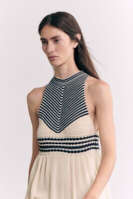 Sita Murt/ crochet maxi dress off white