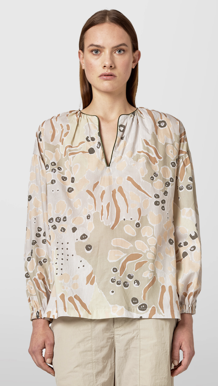 Alpha Studio printed top multicolour