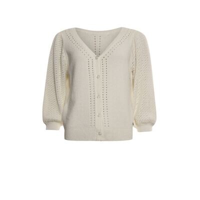 Poools cardigan boucle off white