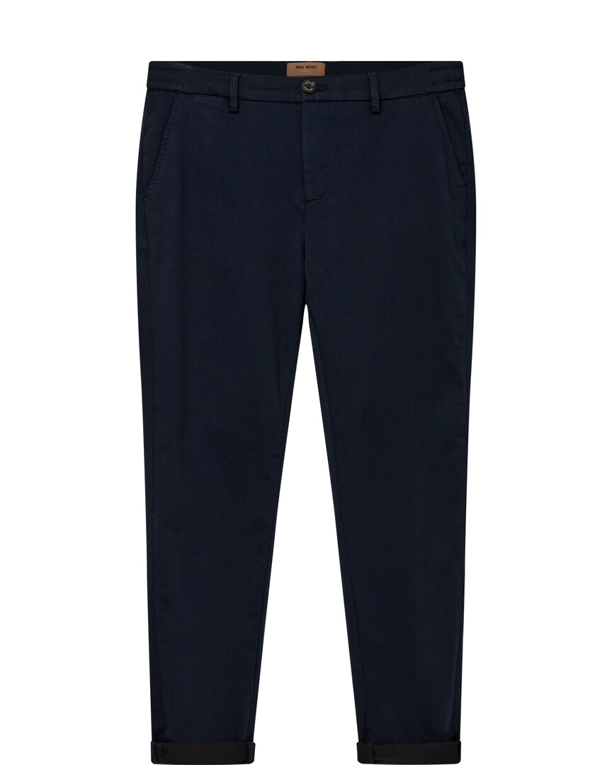 Mos Mosh Gallery hunt soft string pant blauw
