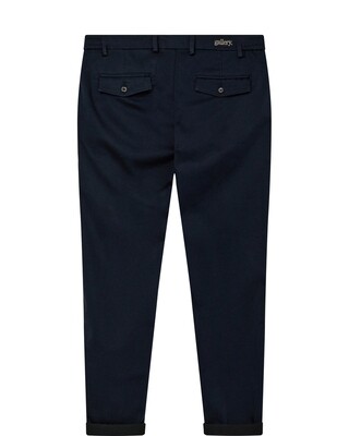 Mos Mosh Gallery hunt soft string pant blauw