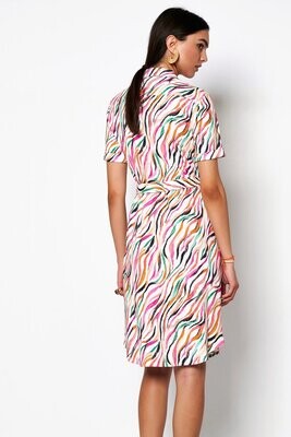 Desoto klara printed dress multicolour
