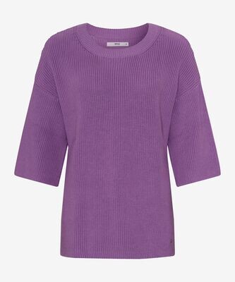 Brax noemi o-neck knit paars