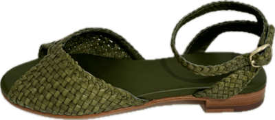 Allan K Antwerp handwoven sandal groen